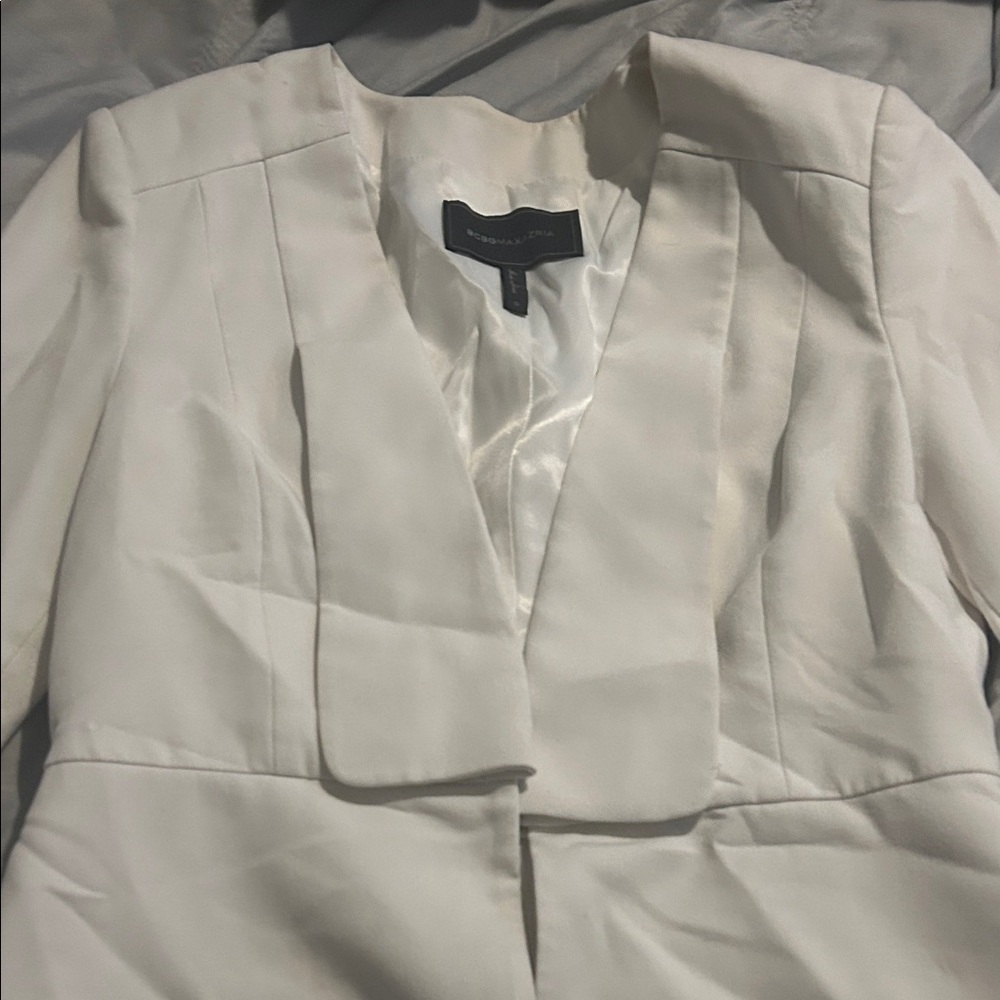 BCBGMaxAzria Cream Blazer